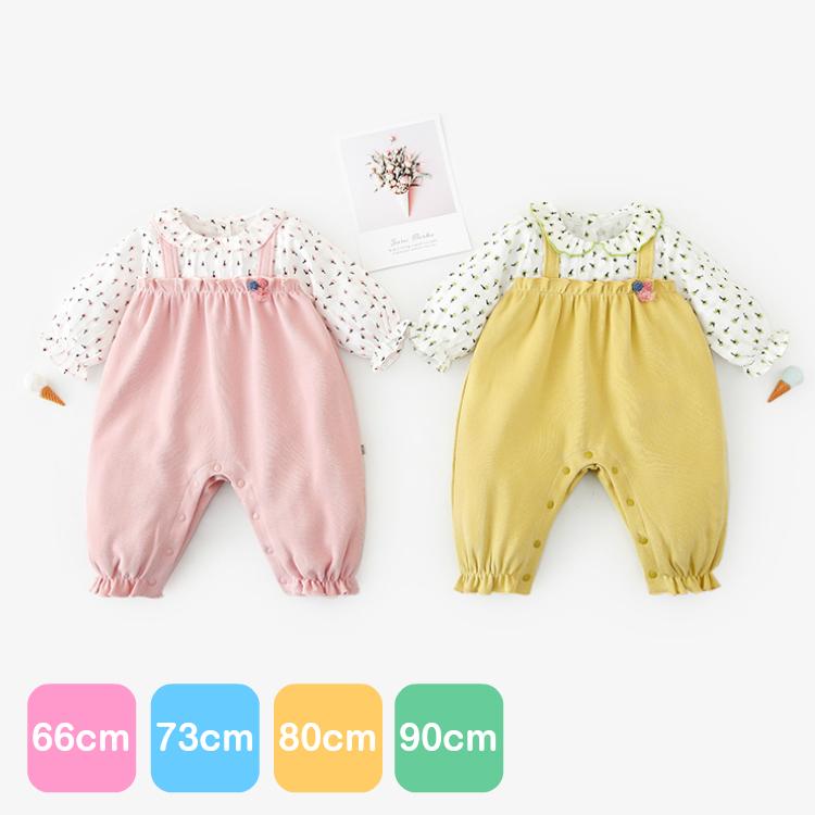 Py3008 ベビー服 女の子 ロンパース カバーオール 60 70 80 90 長袖 春 Py3008 Baby Nestヤフーショッピング店 通販 Yahoo ショッピング