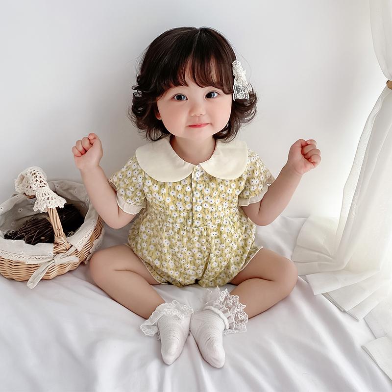 52 Off Py3658 ベビー服 女の子 ロンパース 夏 春夏 半袖 花柄 60 70 80 90 Babylonrooftop Com Au