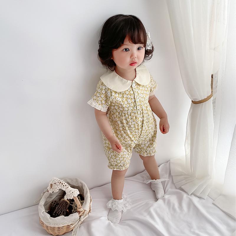 52 Off Py3658 ベビー服 女の子 ロンパース 夏 春夏 半袖 花柄 60 70 80 90 Babylonrooftop Com Au