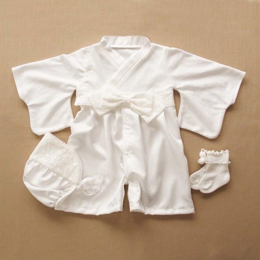 日本製 お宮参り 女の子 袴タイプのセレモニードレス ベビードレス