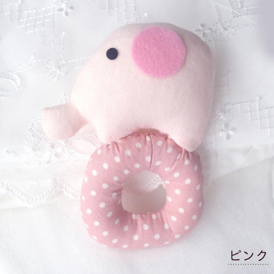 日本製 ベビーラトル ゾウさん 鈴入り ファーストトイ ぞうさん