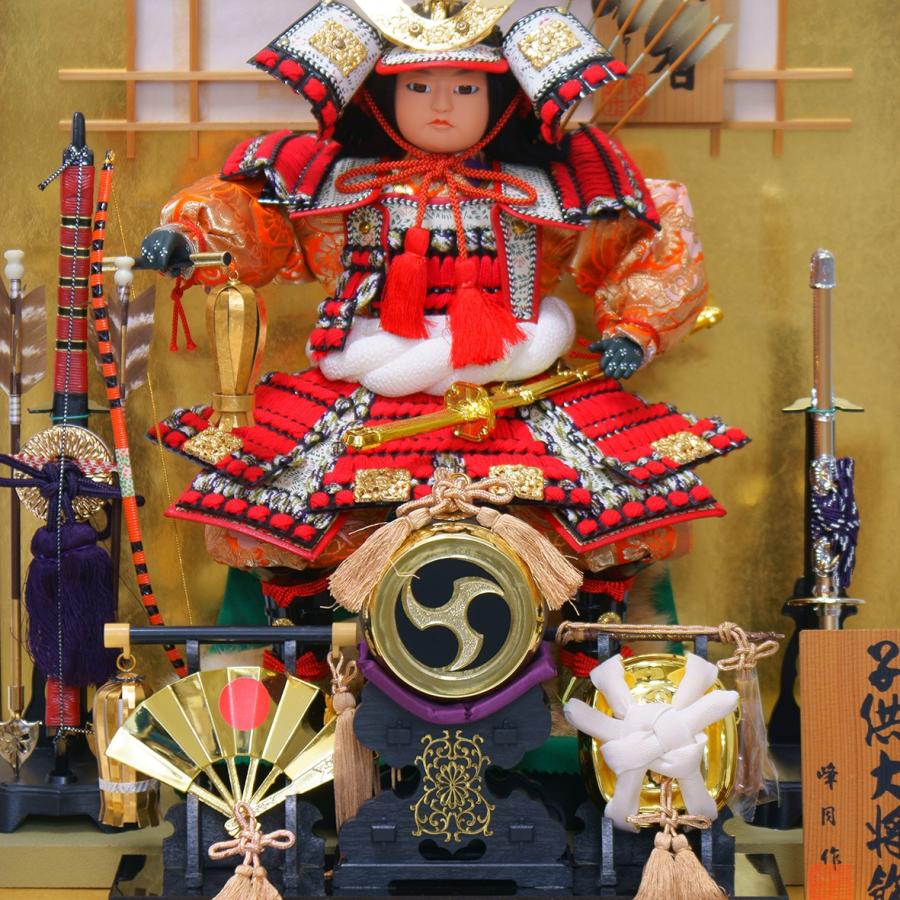ケース入り 呉竹印 子供大将飾り【店頭展示品特価 現品限り】 【送料