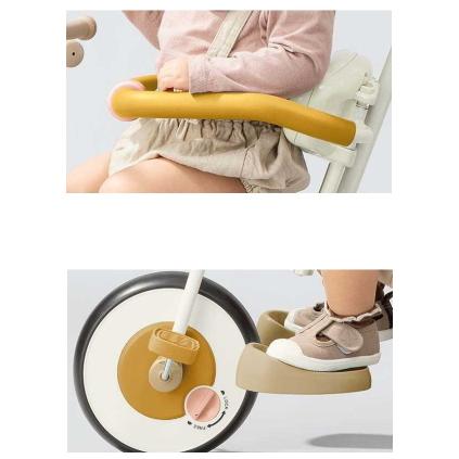 アイデス三輪車 ナチュラルトライク ミッフィー&メラニー : ベビー用品