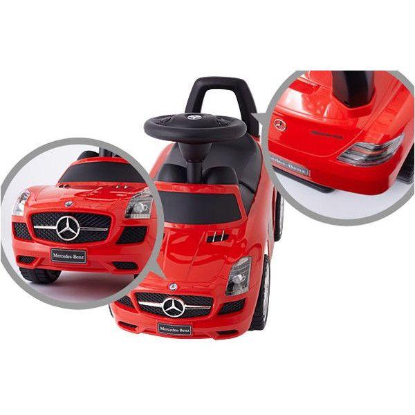 乗用玩具 メルセデスベンツSLS AMG レッド : ベビー用品ぽこあぽこ