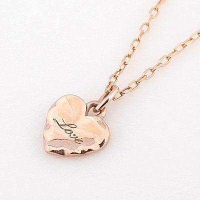 デザイナーズハート ネックレス K10PG/WG