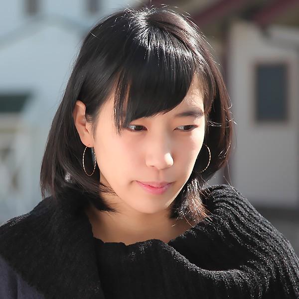 K18 キャッチ一体型フープピアス 絶妙サイズの40mm 平線ひねり 