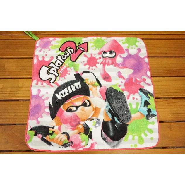 丸眞ループ付きハンドタオル スプラトゥーン2 ナイスガール柄 キュートベビー 通販 Yahoo ショッピング