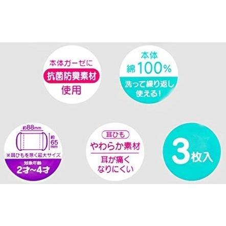 79 Off スケーター 8層構造ベビー用ガーゼマスク3枚入り 2歳 4歳頃 Mskg0 Materialworldblog Com