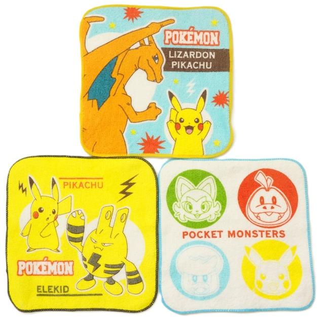 林株式会社 ミニタオルハンカチ3枚組 ポケットモンスター(PN467800