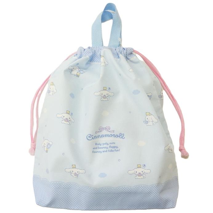 サンリオ シナモロール 持ち手付き巾着 : ナカムラ赤ちゃん店