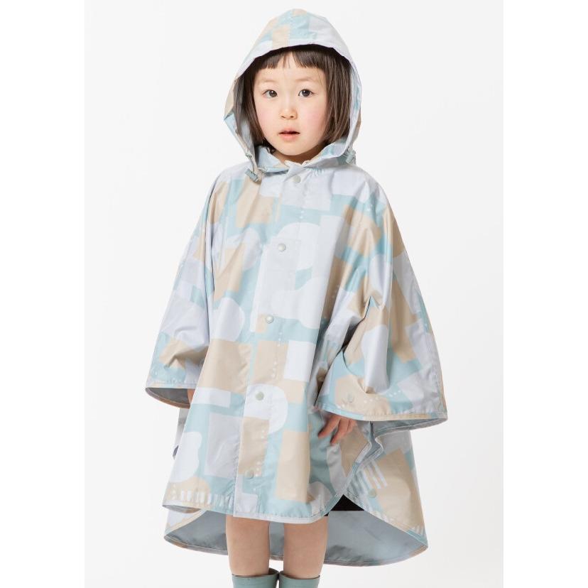 いろは出版 子供用レインポンチョ レインコート Amaoto柄ブルー ナカムラ赤ちゃん店 通販 Yahoo ショッピング