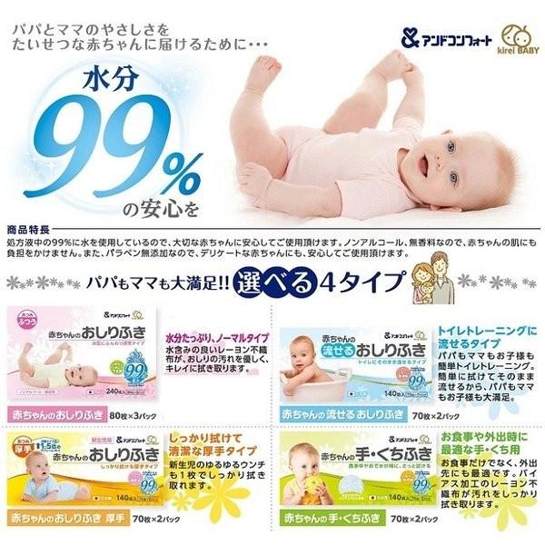 赤ちゃんのおしりふき 精製水99 使用おしりふき80枚 3個パック 240枚 1パック 1 ナカムラ赤ちゃん店 通販 Yahoo ショッピング