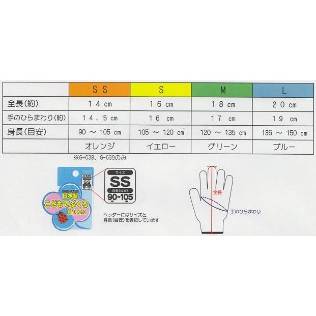 おたふく手袋 日本製こどもてぶくろ(子供用軍手滑り止め付き)|babyshop|02