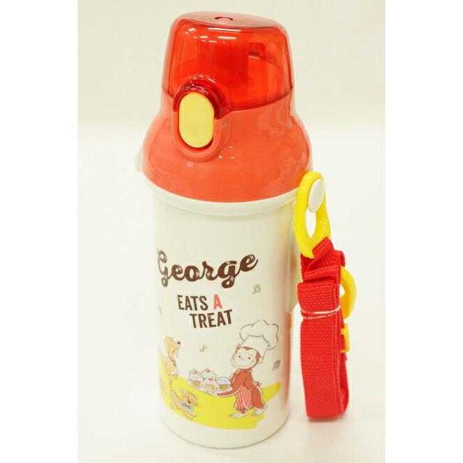 スケーター 抗菌食洗機対応直飲みプラワンタッチボトル480ml おさるのジョージ23(PSB5SANAG)｜babyshop｜02