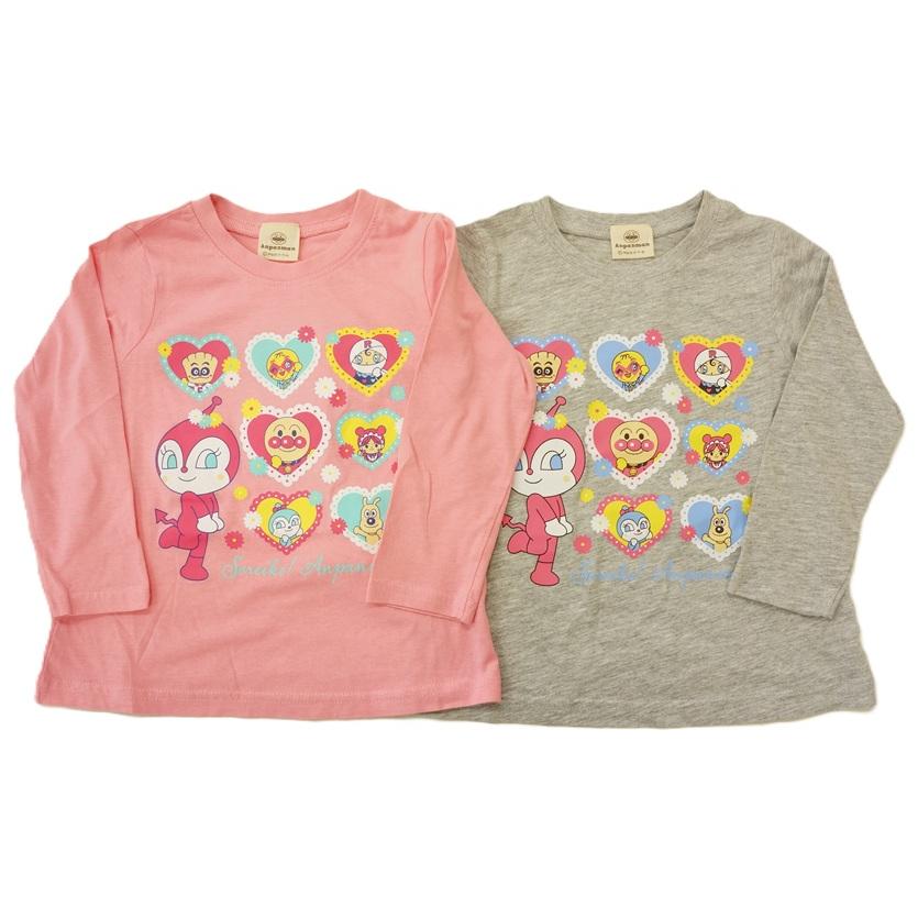 BANDAIそれいけ！アンパンマンガール長袖Tシャツドキンちゃんハート