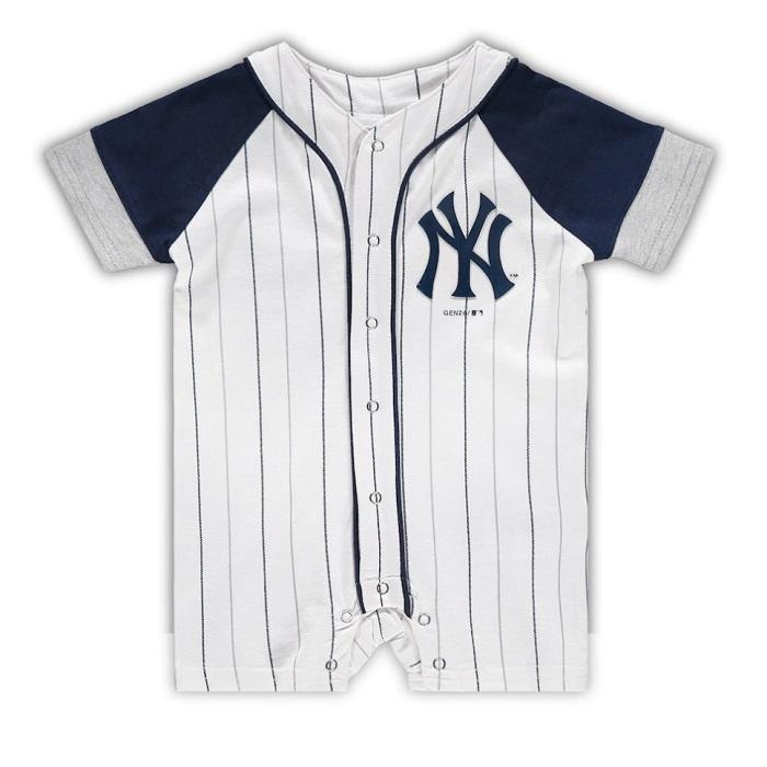 メジャーリーグ ヤンキース ロンパース ベビー キッズ 0歳児 出産祝い New York Yankees Romper ギフト 送料無料