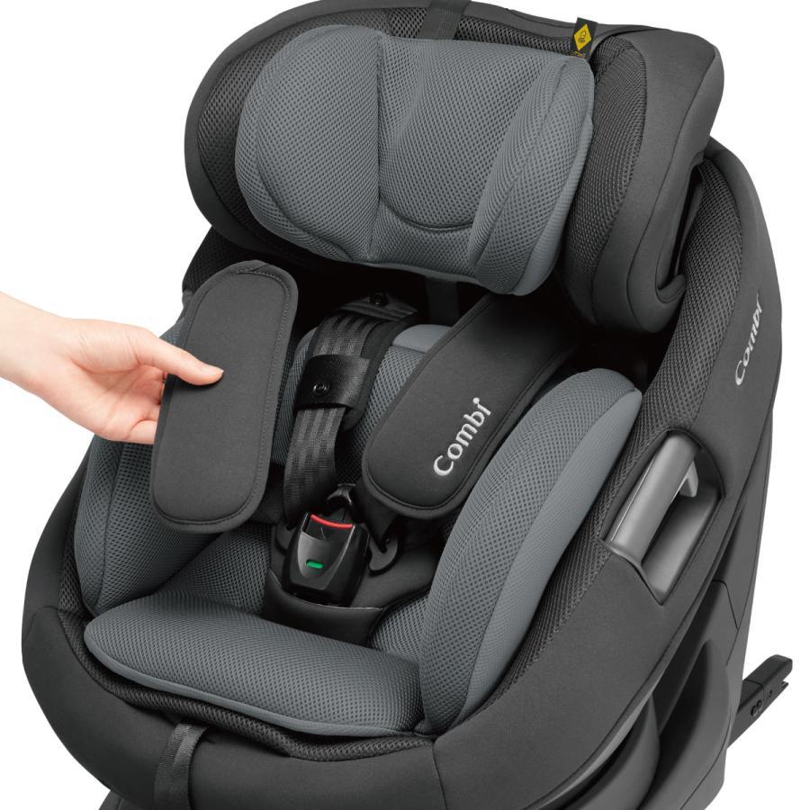 チャイルドシート　コンビ　ホワイトレーベル　ISOFIX　エッグショック　THE　ZD　S　ザエス　グレー