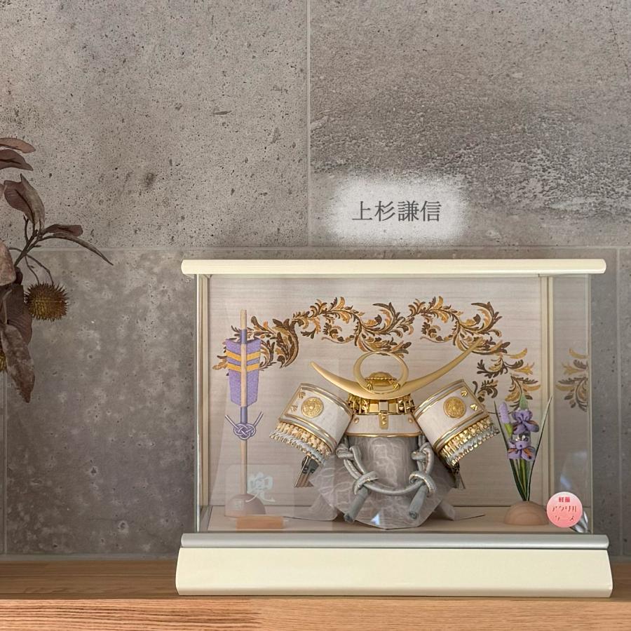 五月人形 選べる3種類 徳川家康 上杉謙信 伊達政宗 ケース飾り