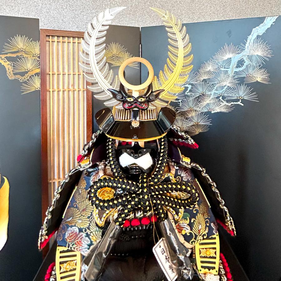 五月人形 鎧飾り 徳川家康 7号鎧 黒 平安翠鳳 コンパクト 収納 五月人形 鎧飾り 徳川家康 7号鎧 黒 平安翠鳳 コンパクト 収納