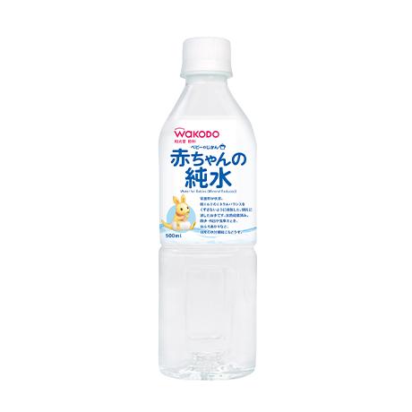 和光堂 ベビーのじかん 赤ちゃんの純水 500ml ペットボトル飲料 0ヵ月頃から MW3 新99円