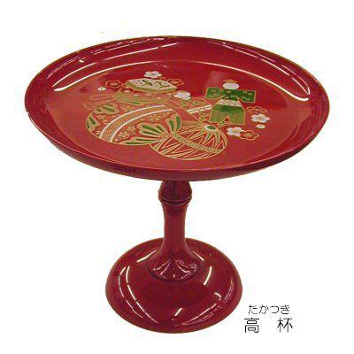ひなまつり 3月節句用高杯（赤） (雛人形飾り) : ベビータウン - 通販