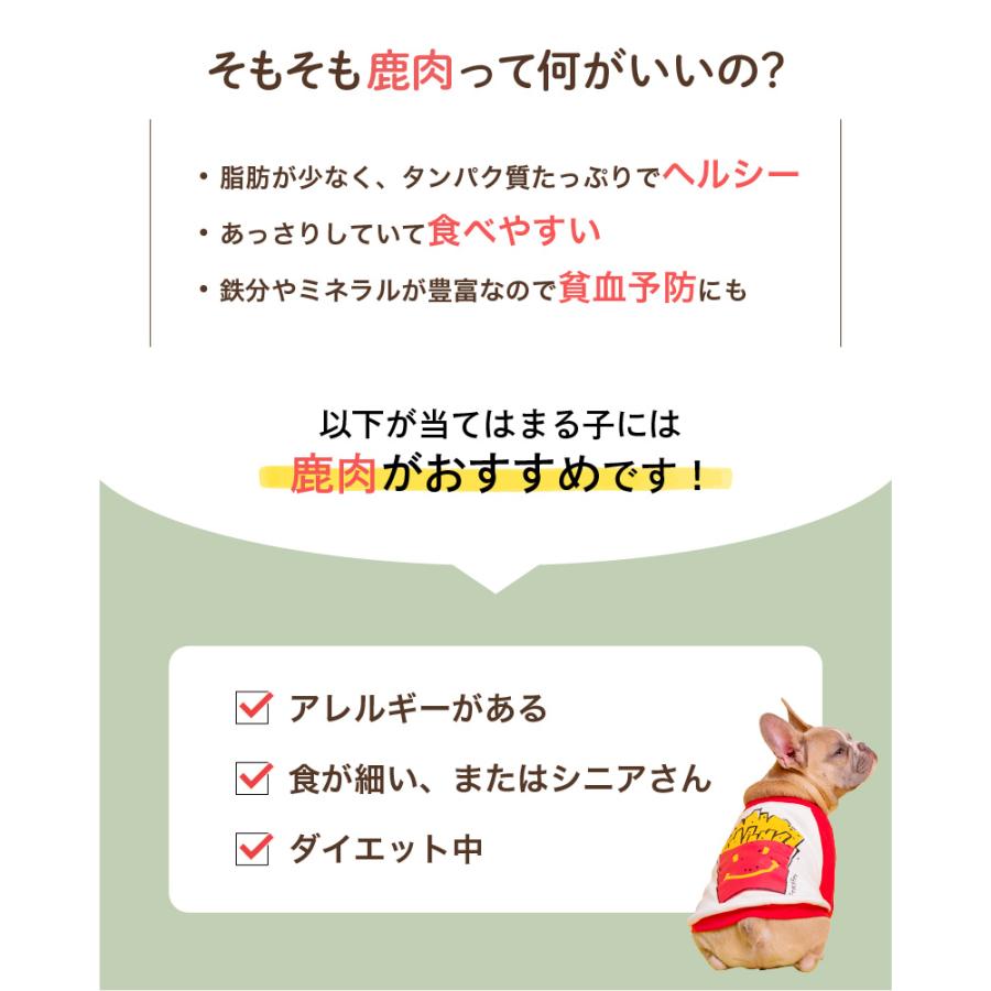 【森のごはん】愛犬用 国産 鹿肉 生肉ミンチ あらびき ひき肉 生肉ブロック 塊肉 無添加 シニア アレルギー対策 食いつき改善 高タンパク 低脂肪 |  | 10