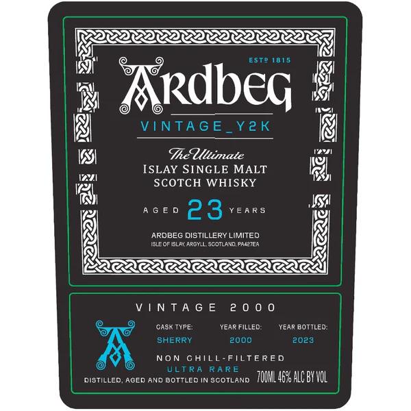 ARDBEG アードベック 23年 Y2K 46% / Adbeg 23yo : Spirits ARDBEG アードベック 23年 Y2K 46% / Adbeg 23yo : Spirits