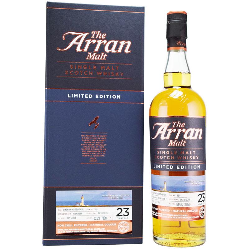 全品送料無料 アラン シェリーホッグスヘッド 1996 19 23yo 53 5 Arran 23 Yo Sherry Hogshead 1996 19 新発 Blog Lonolife Com