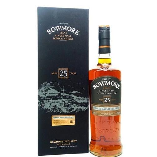 ボウモア25年スモールバッチbowmore アイラ