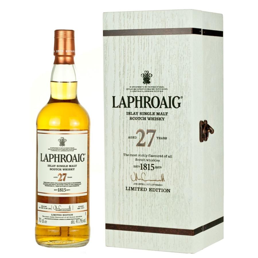 ラフロイグ 27年 クオーターカスクマチュアード 41.7% / LAPHOAIG 27yo Limited Ed. 2017｜bacchus-barrel