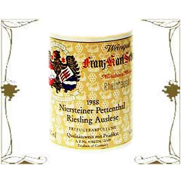白ワイン、1988年 ニアシュタイナー ペッテンタール、アウスレーゼ  