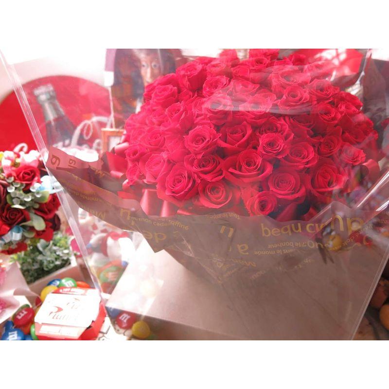 【まとめ売り】 プロポーズ 彼女 花束風 赤バラ 100本 プレゼント プリザーブドフラワー 100輪使用 ケース付き 【HOV1267528226】(44315円)