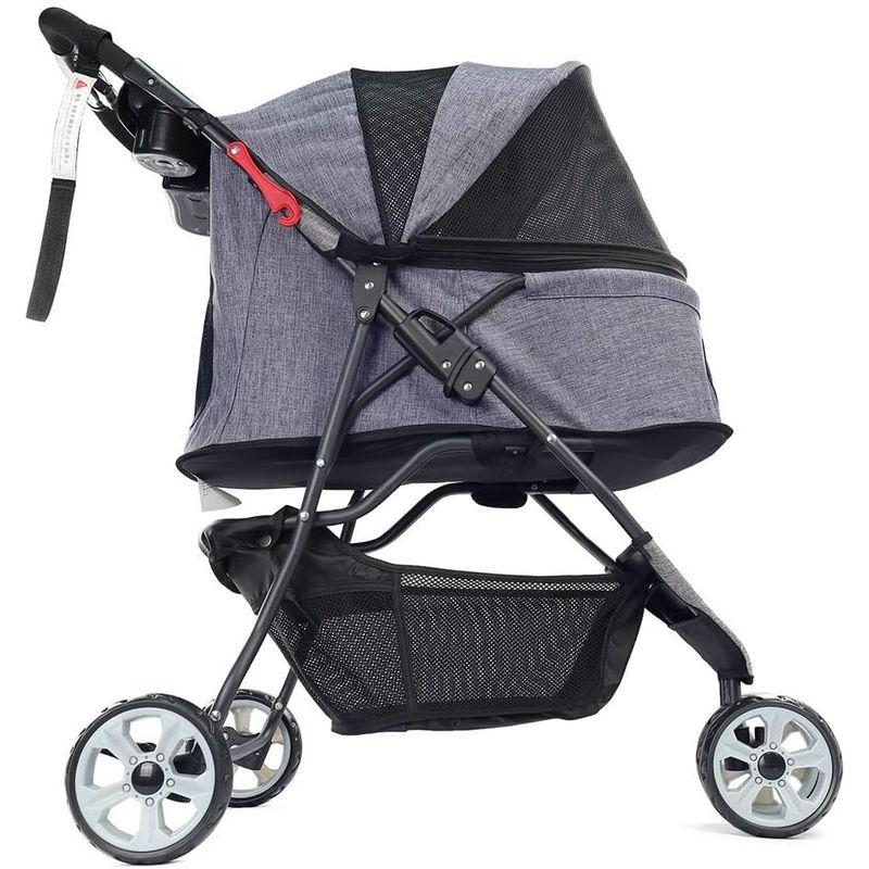 PAWZ Road ペットカート ペットバギー キャリーカート 犬カート 小型犬 中型犬 猫 軽量 安全装置付 折りたたみ ドッグカート キ Road ペットカート ペットバギー キャリーカート 犬カート 小型犬 中型犬 軽量 安全装置付 折りたたみ ドッグカート