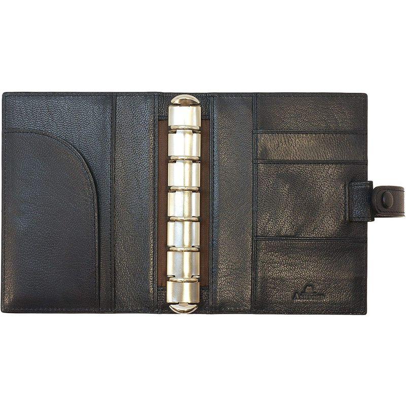 システム手帳 ミニ6サイズ ヘリテイジ リング径19mm スタンダードネイビー 1252-077 ミニ6サイズ ヘリテイジ リング径19mm スタンダードネイビー