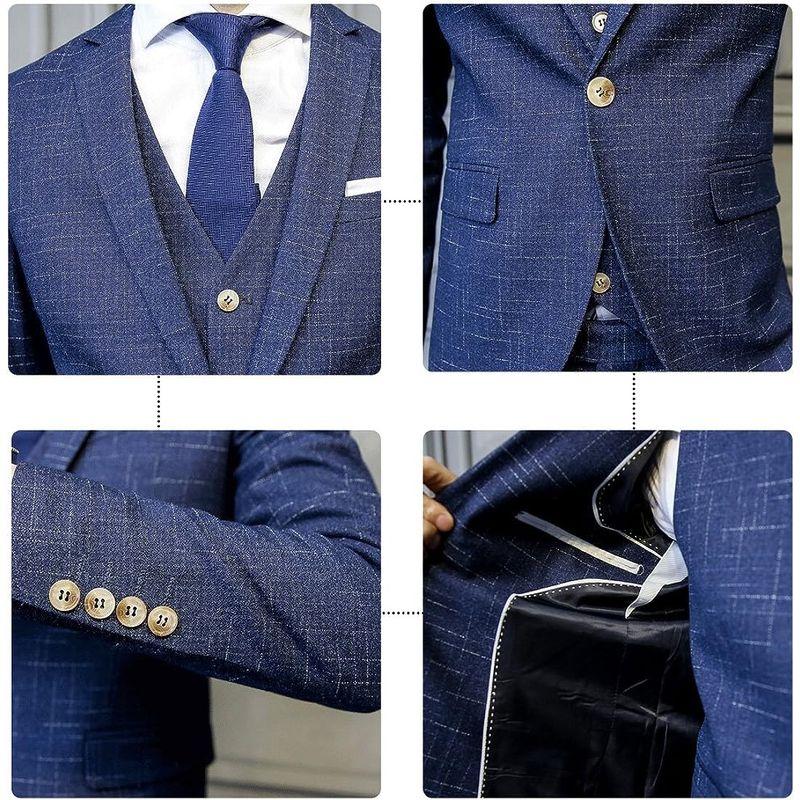 CEEN スリーピース メンズ オシャレ スタイリッシュスーツ ビジネス・パーティー 春秋 スリーピース メンズ オシャレ スタイリッシュスーツ ビジネス パーティー 春秋