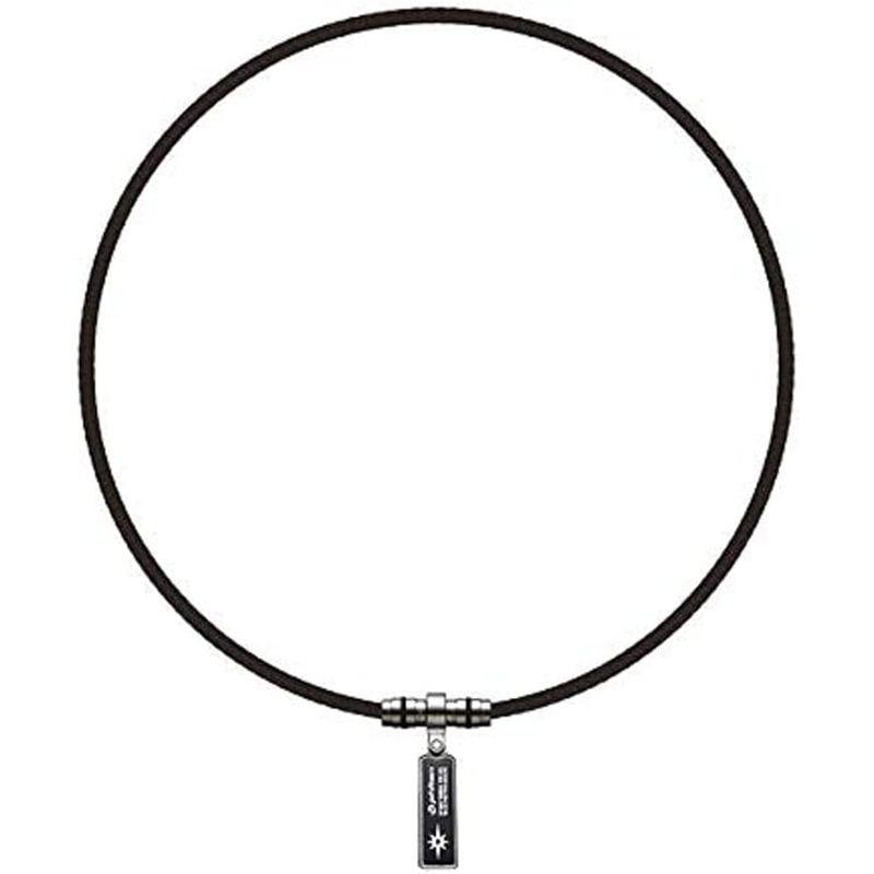 phiten(ファイテン) ネックレス RAKUWAネックX100 ペンダントトップ ブラック 42cm ブラック 42cm ファイテン ネックレス RAKUWAネックX100 ペンダントトップ サイズ 紐部 ステンレス