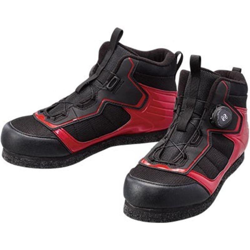 シマノ(SHIMANO) カットラバーピンフェルトフィットシューズ LT FS-041Q レッド 26.5 SHIMANO カットラバーピンフェルトフィットシューズ LT FS 041Q レッド