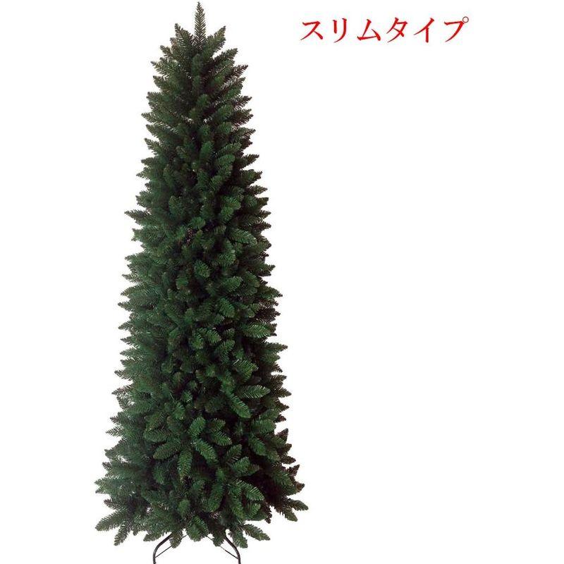 最高級リッチ スリムタイプ クリスマスツリー210cm ヌードツリー モミの木高密度ツリー ドイツ、ベルギー輸出専用TCA16-011S-2 - 2