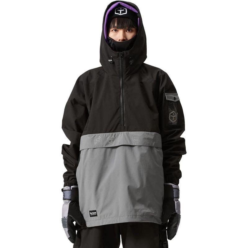 TaoTech スノーボードウェア オーバースタイル スキーウェア メンズ レディース ジャケット 撥水 防寒 防風 保温 雪遊び (F， スノーボードウェア オーバースタイル スキーウェア メンズ レディース ジャケット 撥水 防寒 防風 保温 雪遊び F，
