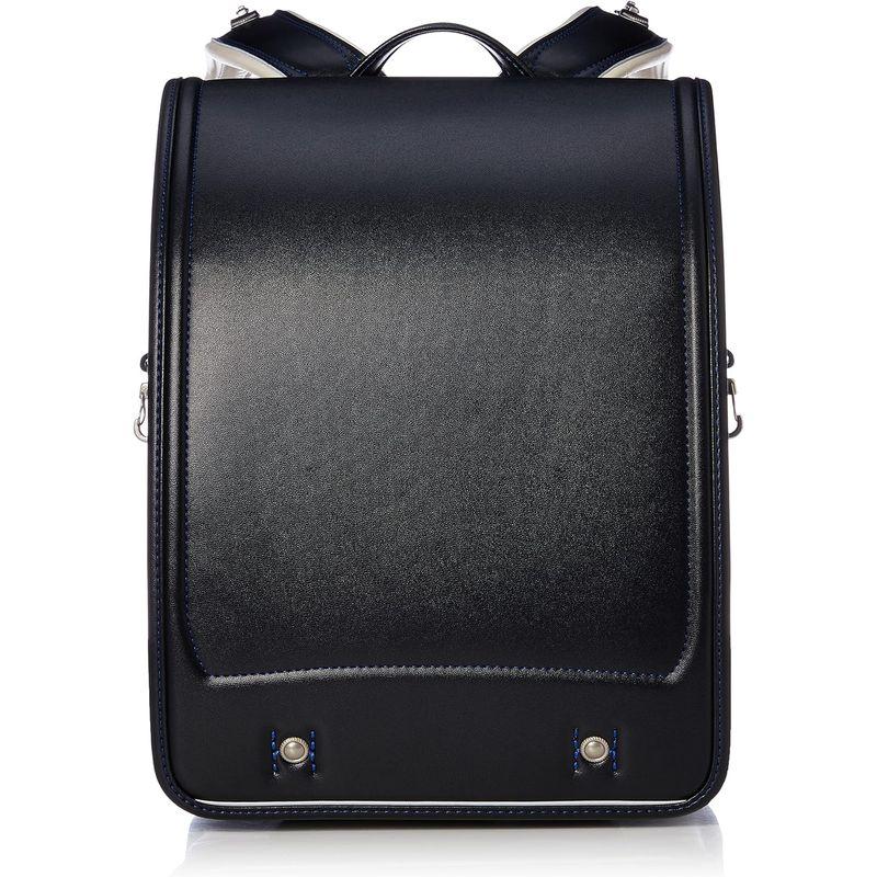 ムラセカバンコウ ランドセル 人工皮革ランドセル ボルカ キッズ AB720-022 ブラック/マリンブルー