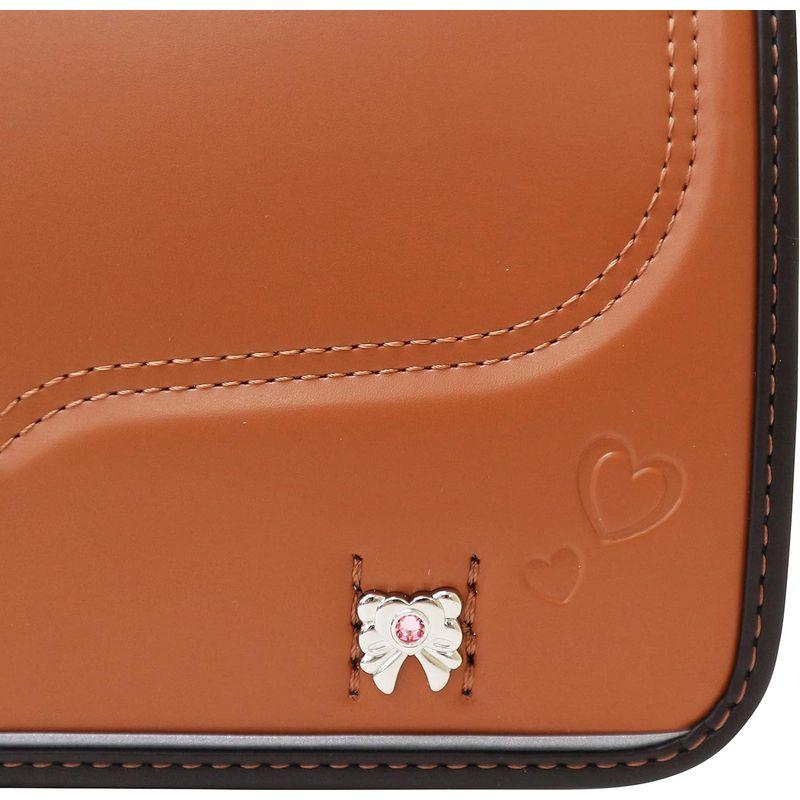 ほぼ未使用 水野鞄店 キラキラミルモ フィットちゃん マット シンプル&コンビ ランドセル キャメル/チョコ 女の子 2023年度モデル 30-04 【1030440770】(36027円)