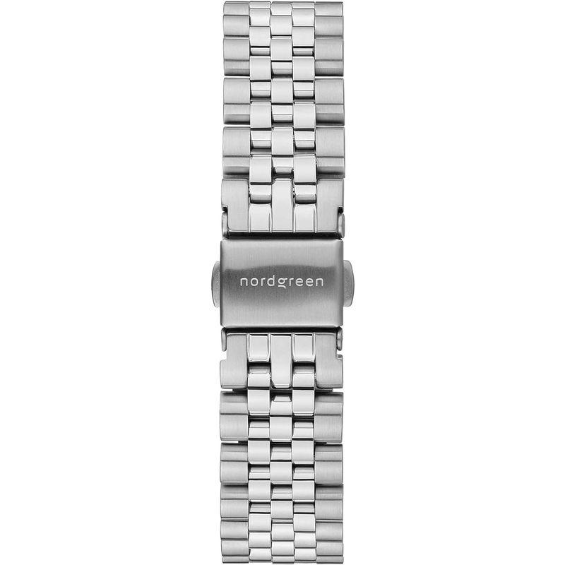 Nordgreen［ノードグリーン］Unika 北欧デザイン腕時計 ホワイトダイヤル シルバー 5リンクブレス28mm 北欧デザイン腕時計 ホワイトダイヤル シルバー 5リンクブレス28mm