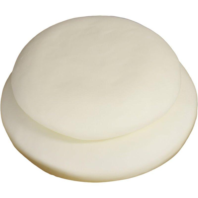 お鏡餅白 樹脂製 中サイズ 二升重ねキャップ付き 正月 おもち 中サイズ 樹脂製 二升重ねキャップ付き 正月 おもち