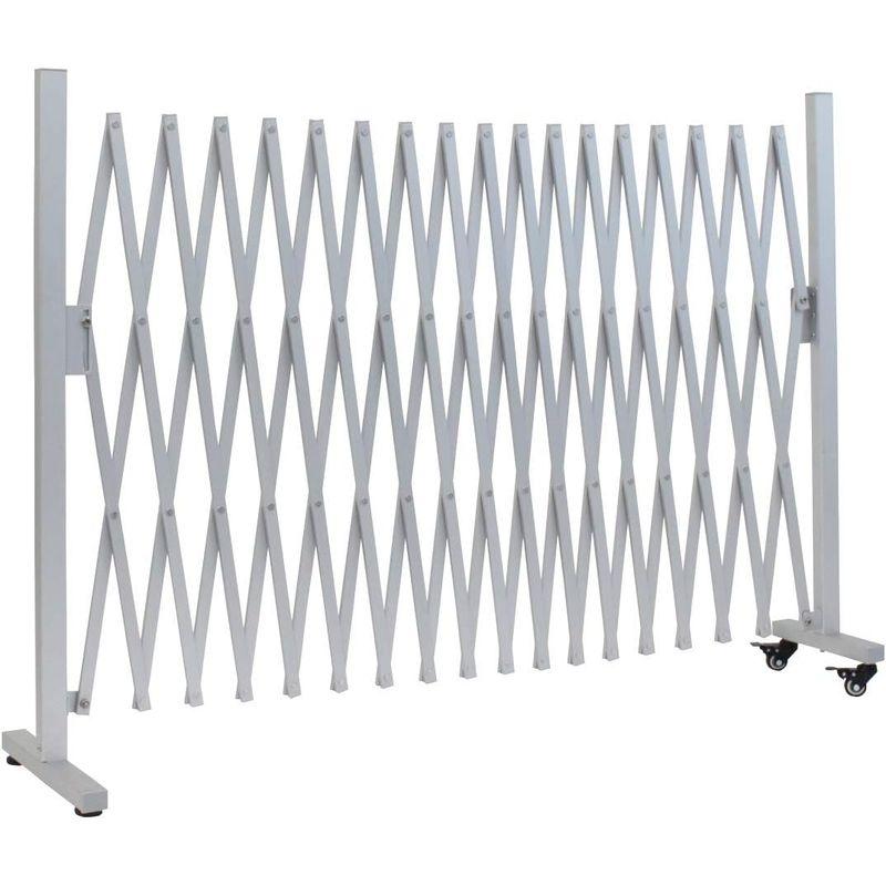 アルマックス(Almax) アルミ伸縮フェンスキャスター付き(シルバー) フェンス高さ1m×幅5m QXG1050S 1台 Almax アルミ伸縮フェンスキャスター付き シルバー フェンス高さ1m×幅5m QXG1050S 1台