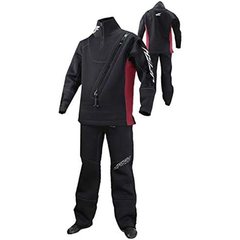 【まとめ売り】 ウエット ドライスーツ ソックスタイプ スモールジッパー付き J-FISH ブラック×レッド M JWD-40212 ジェットスキー ウェイ 【CEG1713048896】(59894円)