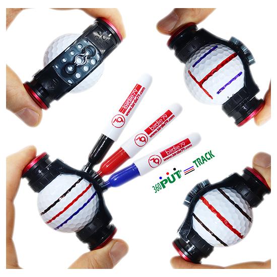 ゴルフボールライナー ボールライン マーカー 線引き マーク【360 PUT TRACK LIGHT】パットトラックライト 送料無料 |  | 01