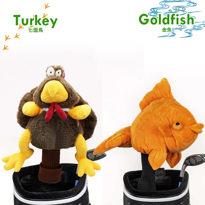 ダフィニーズ  ゴルフヘッドカバー  Daphne's animal head cover ダフニーズ ゴルフドライバー 460ccまで対応動物 おもしろキャラ ぬいぐるみ |  | 06