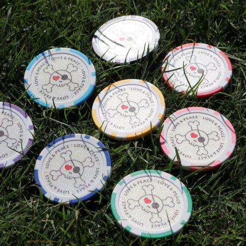 1800円 ポッキリ ゴルフ ラウンド用 ポーカーチップマーカー 8枚メール便限定送料無料 大きいマーカー 人気のラブ ピース グリーンマーカー Poker 3 グッドバウンス 通販 Yahoo ショッピング