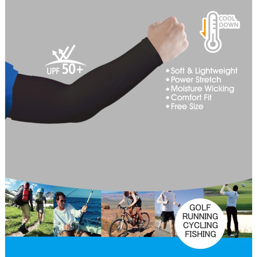 日焼け防止アームスリーブ UVカット G PLUS PLUS UV PROTECTION　日焼け防止 ゴルフ サイクリング 釣り アウトドア |  | 02
