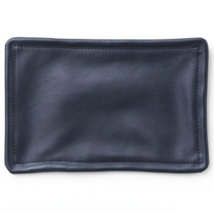 トレイ フレックス レザートレイ 本革 FLEX LEATHER TRAY ネイビー｜back